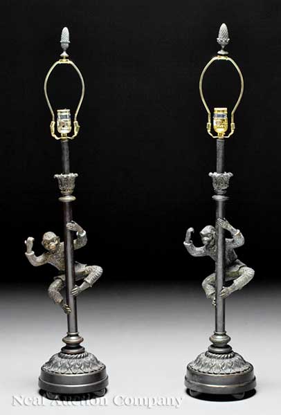 A Pair of Decorative Figural Bronze 13e5c6