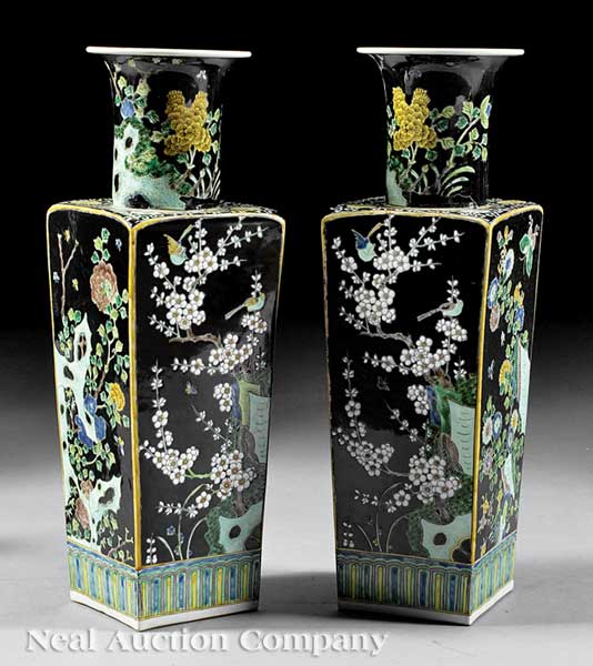 A Pair of Chinese Famille Noire 13e60c