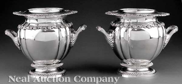 A Pair of Decorative Silverplate 13e677