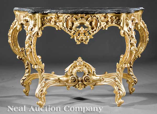 An Antique Continental Rococo-Style