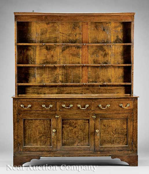 An Antique English Oak Welsh Dresser