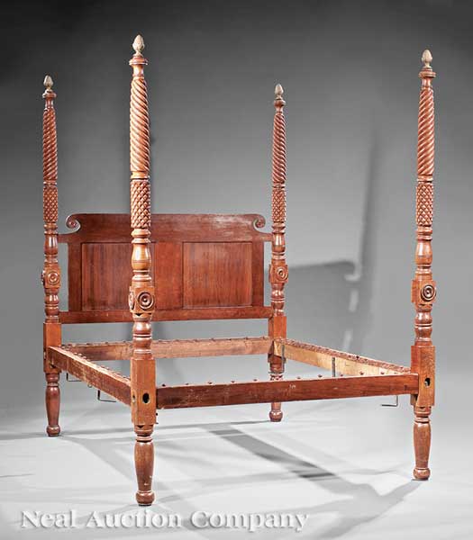 An American Classical Carved Cherrywood 13e6e1