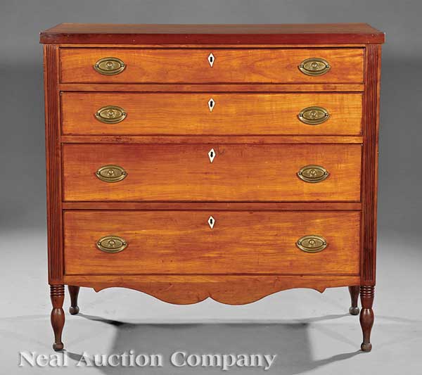 An American Federal Fruitwood Chest 13e76a