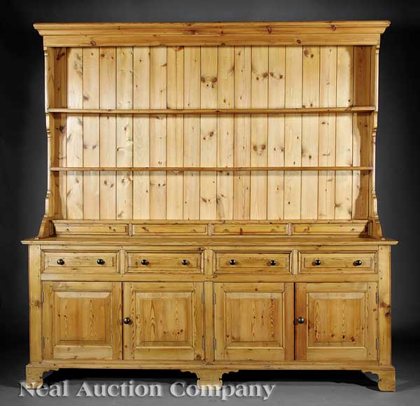 A Pine Welsh Dresser 20th c. superstructure