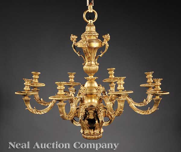 An Antique Empire Style Gilt Bronze 13e77d