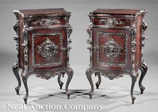 A Pair of Antique Continental Carved 13e77f