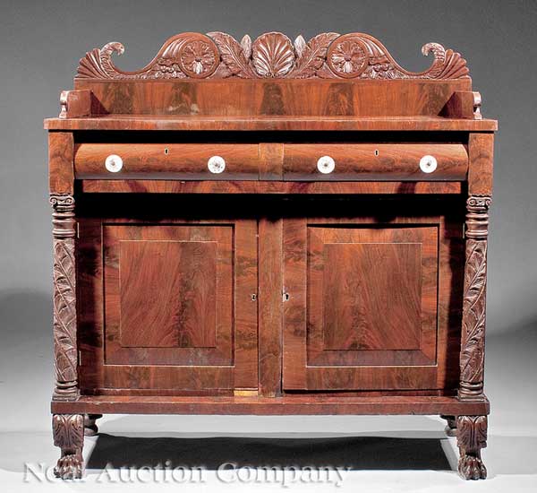 An American Classical Carved Mahogany 13e78c