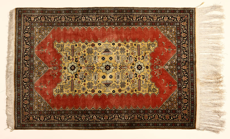 A Persian Qum silk rug Probably 13e8ec