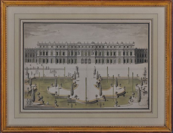 FRENCH SCHOOL VIEW OF VERSAILLES WESTERN 13e9c0