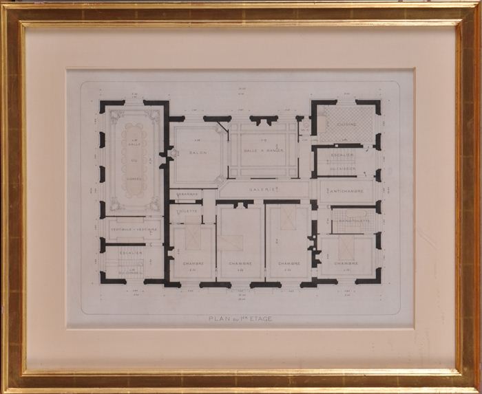 FRENCH SCHOOL (19TH C.): "PLAN