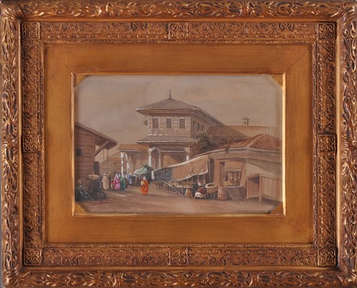 EUROPEAN SCHOOL STREET SCENE WITH 13ea10