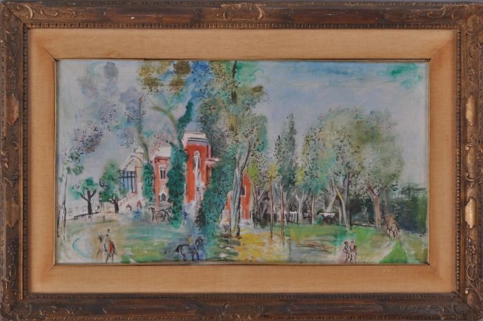 EUROPEAN SCHOOL PARK SCENE WITH 13ea32