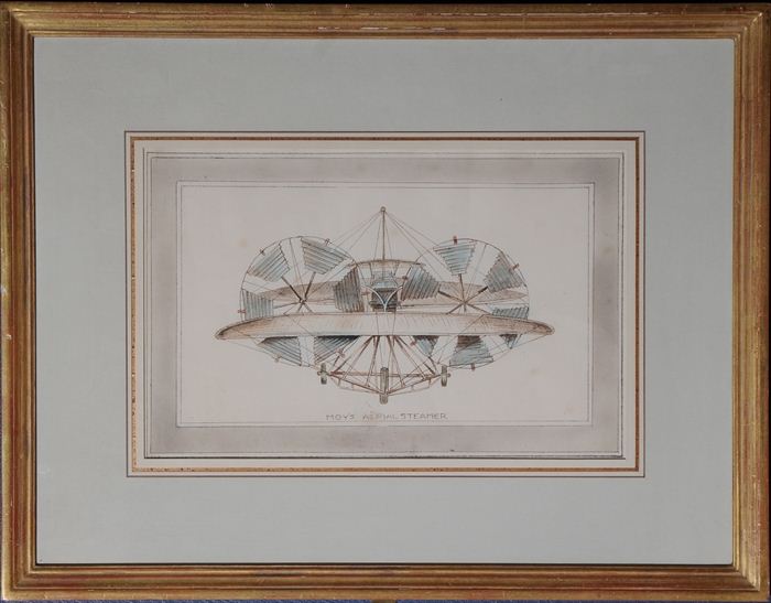 MOY'S AERIAL STEAMER Watercolor