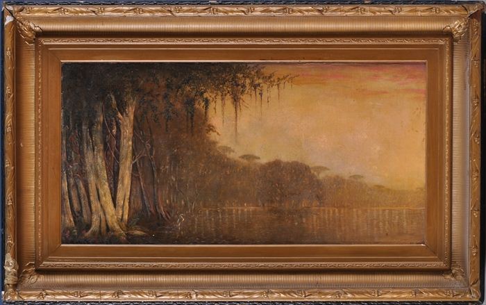 19TH C SCHOOL POND SCENE WITH 13eaf8