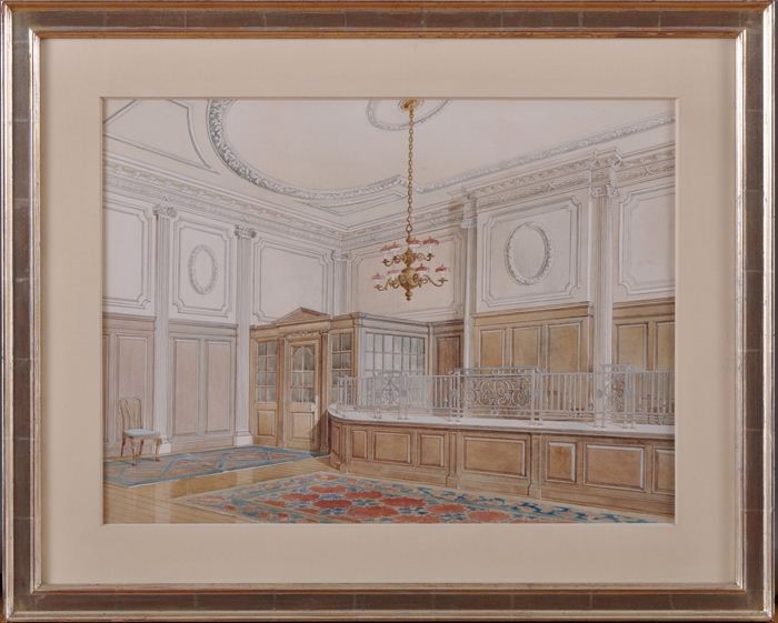 20TH C. SCHOOL: INTERIOR RENDERING