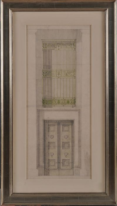 FRENCH SCHOOL: DESIGN FOR A DOORWAY