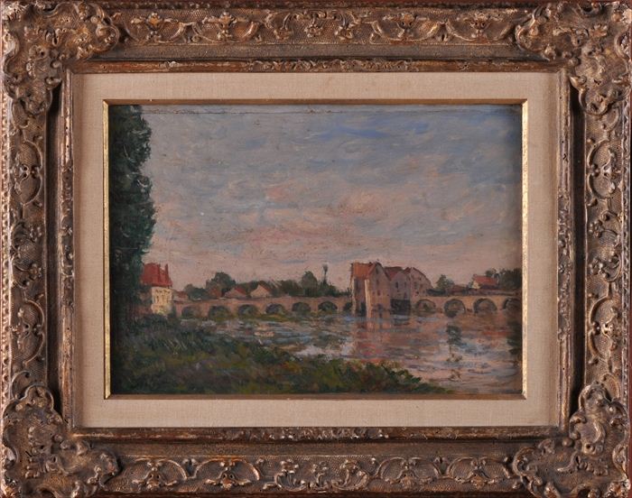 EUROPEAN SCHOOL: LANDSCAPE WITH RIVER