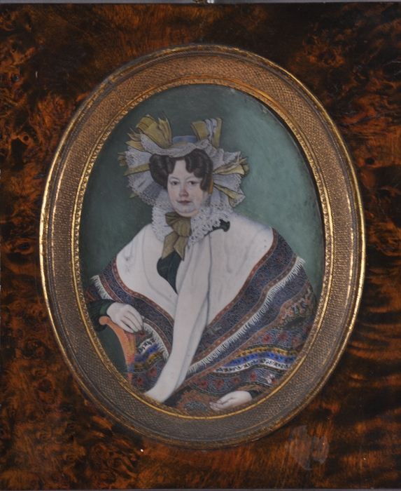 PAIR OF VICTORIAN MINIATURE PORTRAITS