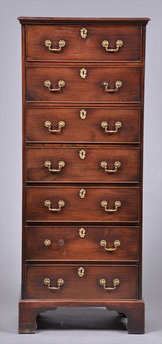 GEORGE III STYLE MAHOGANY TALL 13ec1f