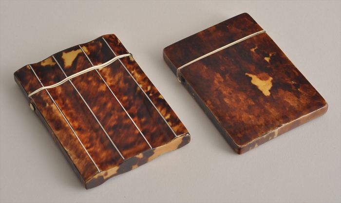 TWO VICTORIAN INLAID TORTOISESHELL 13ec2f