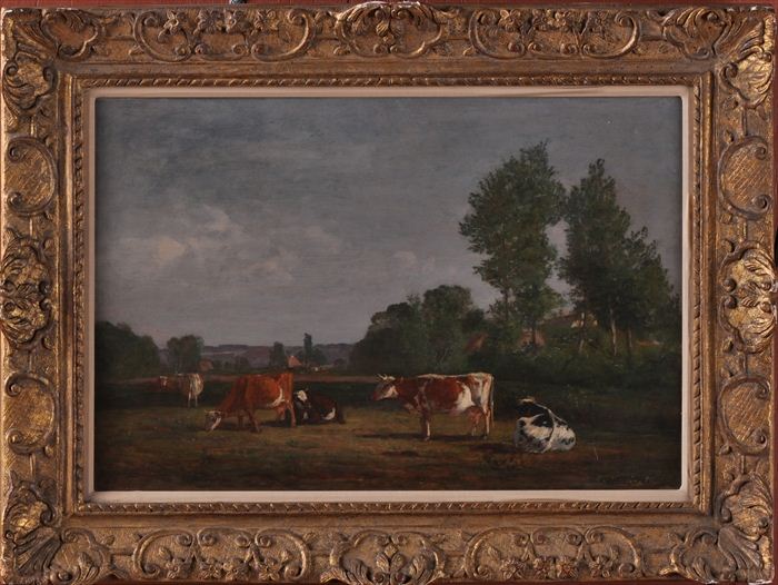 EUROPEAN SCHOOL PASTORAL SCENE 13ec41