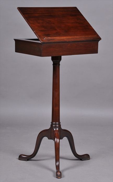 GEORGE III-STYLE MAHOGANY READING