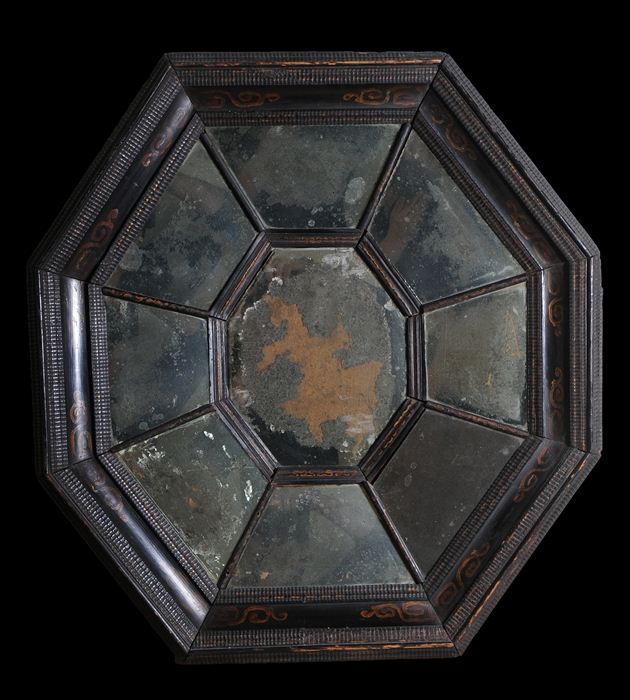 FLEMISH BAROQUE EBONIZED AND PAINT 13eca5