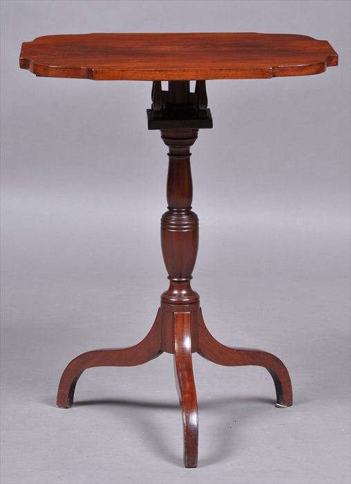 FEDERAL CHERRY CANDLESTAND WITH 13ecea