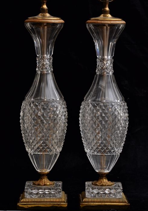 PAIR OF CHARLES X-STYLE GILT-METAL