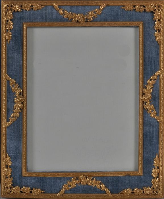 TWO GILT-METAL PICTURE FRAMES The