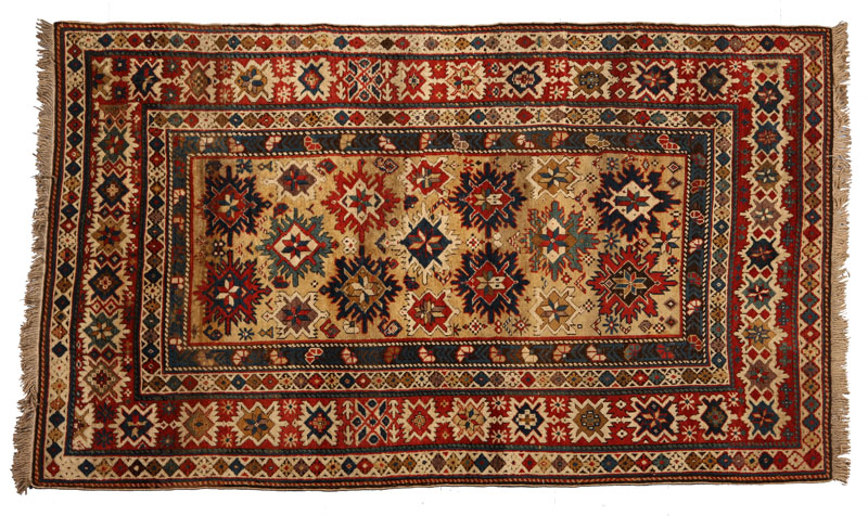 An antique Caucasian Kuba rug Circa