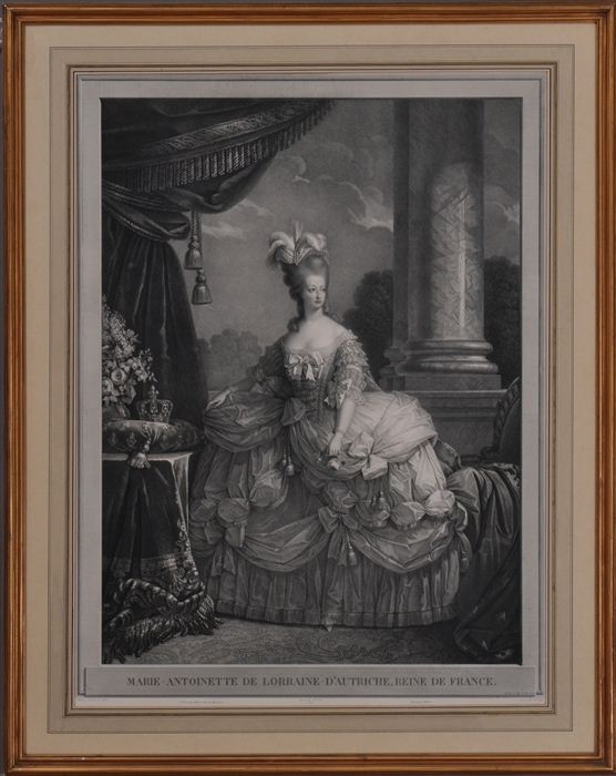 FRENCH SCHOOL: MARIE ANTOINETTE Engraving