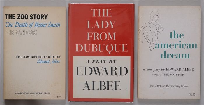 ALBEE EDWARD - SEVEN BOOKS SIGNED