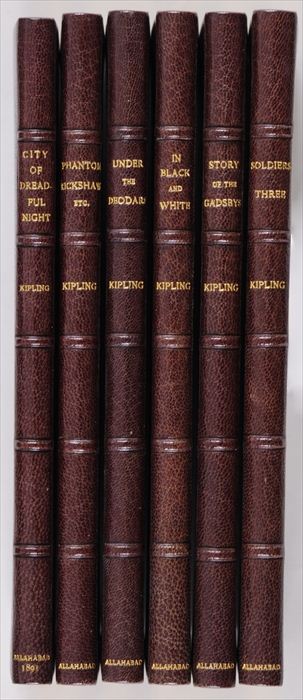 KIPLING RUDYARD SIX FIRST EDITIONS 13f073