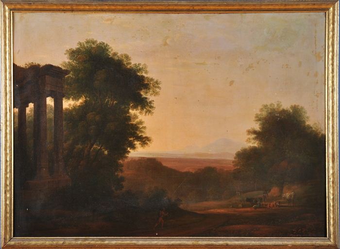 EUROPEAN SCHOOL: LANDSCAPE WITH RUINS