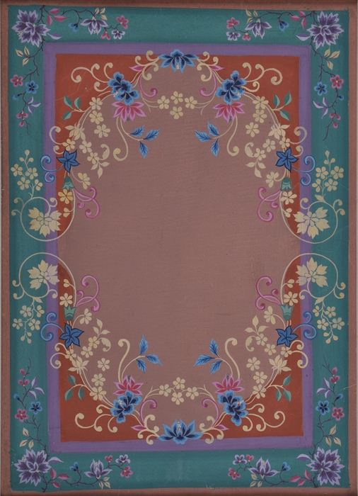 RUG DESIGNS ELEVEN WATERCOLORS 13f133