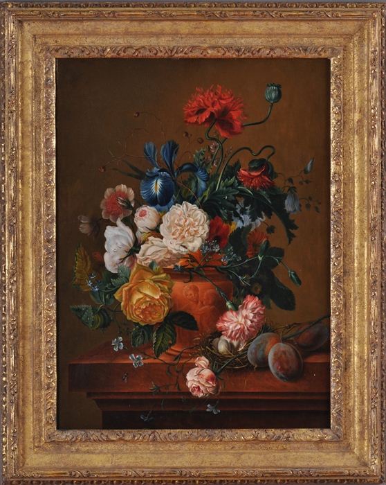 DUTCH SCHOOL: STILL LIFE WITH FLORAL