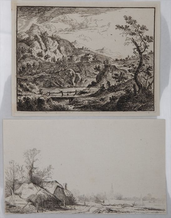 PETER VON BEMMEL (1685-1754): TWO ETCHINGS