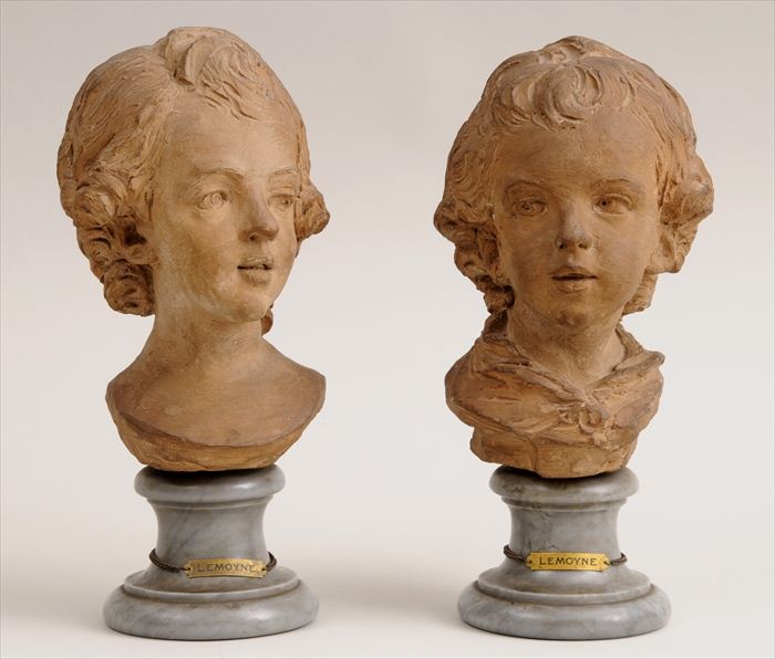 PAIR OF LOUIS XVI STYLE TERRACOTTA 13f19d