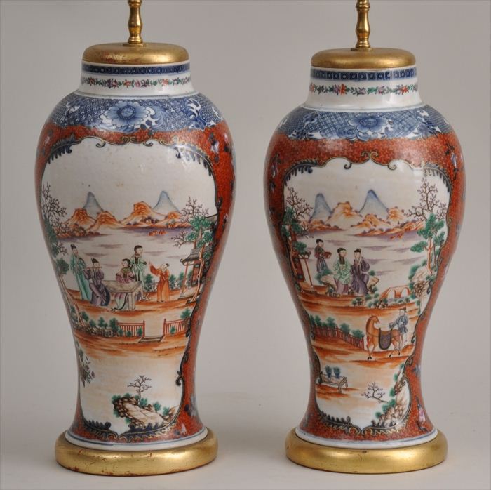 PAIR OF CHINESE EXPORT PORCELAIN 13f1c2