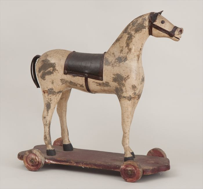 AMERICAN PAINTED HORSE PULL TOY 13f200