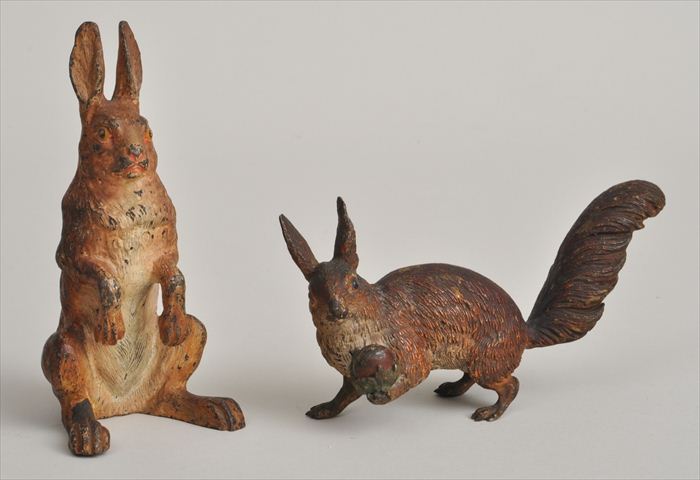 TWO AUSTRIAN COLD-PAINTED METAL FIGURES