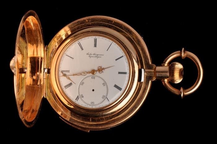 GOLD JULES JURGENSEN FIVE MINUTE REPEATING