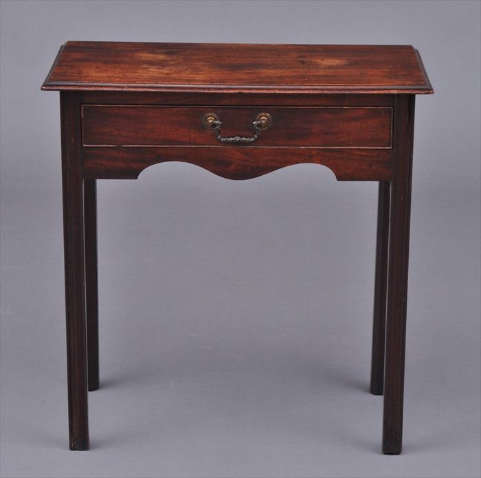 GEORGE III MAHOGANY SINGLE DRAWER 13f240