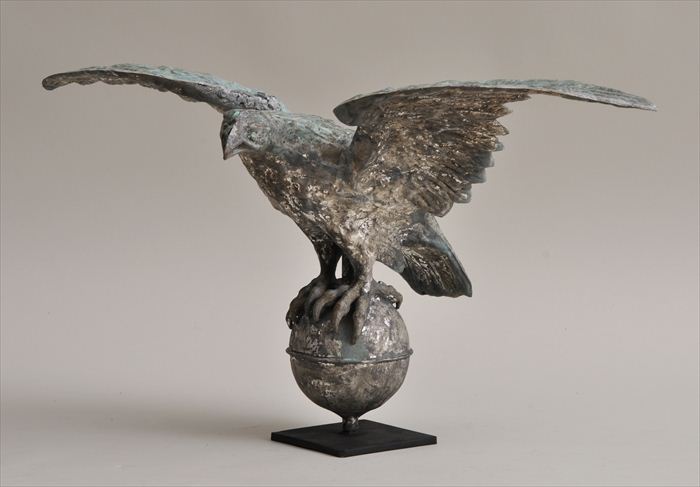 MOLDED ZINC MODEL OF AN EAGLE 12 x 24