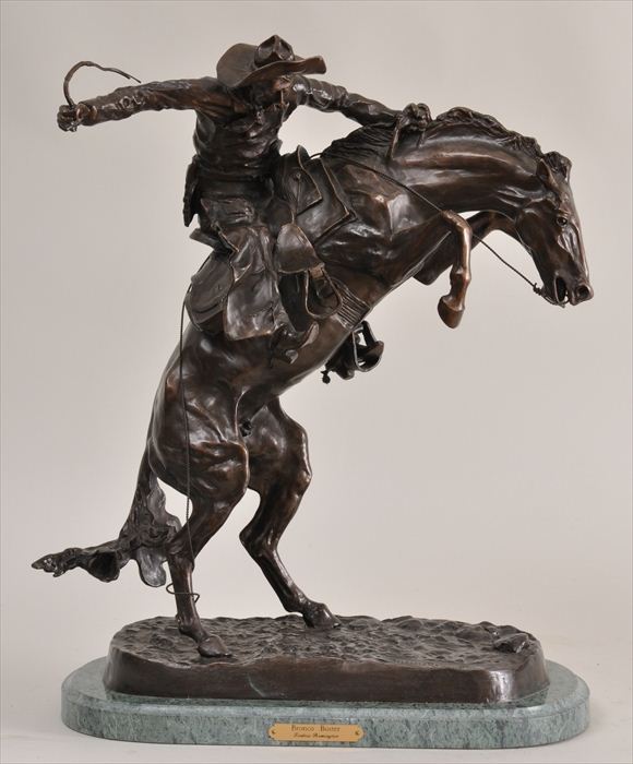 AFTER FREDERIC REMINGTON: "BRONCO