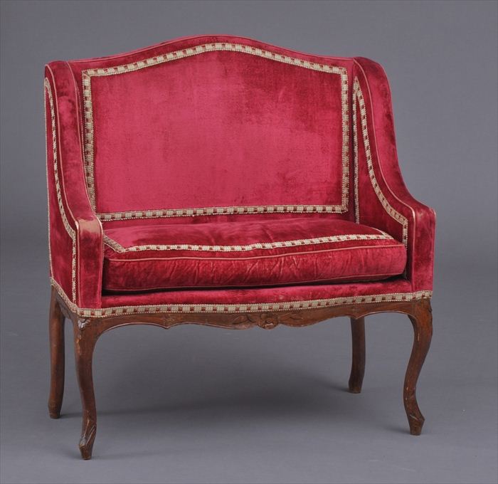 LOUIS XV PROVINCIAL CARVED WALNUT