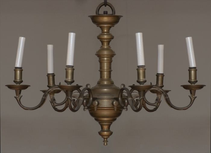 CONTINENTAL BAROQUE-STYLE FIVE-LIGHT