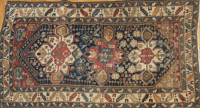 CAUCASIAN RUG The cobalt field