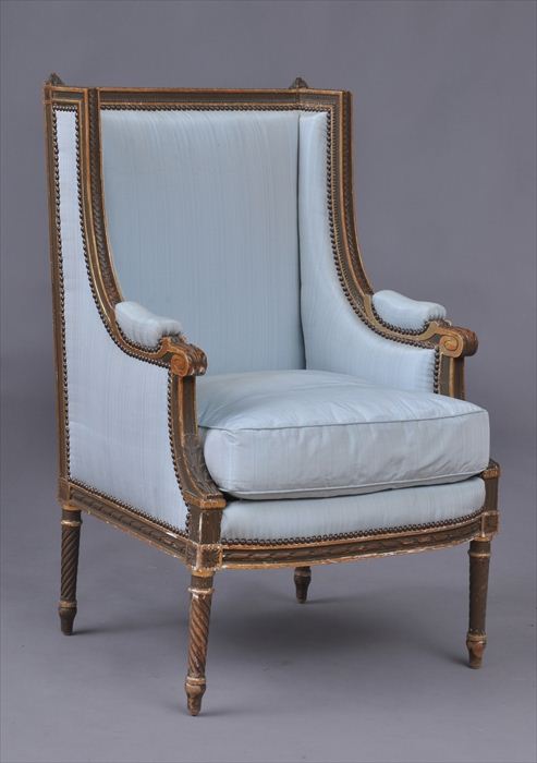 LOUIS XVI STYLE CARVED PAINTED 13f391